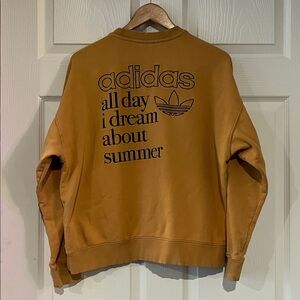 Vintage ADIDAS Rust Crewneck Sweatshirt “All Day I Dream About Summer”